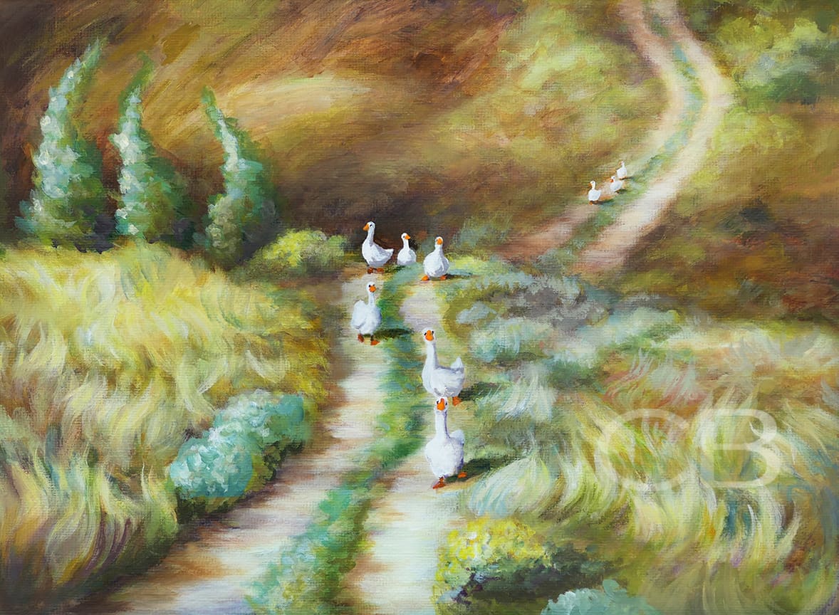 Geese on Parade